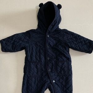 Baby Gap Bear 1 Piece Quilted Outwear 6 -12 months